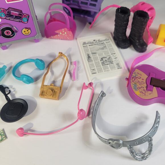 Barbie Doll Accessory Lot  Luggage, Boots, Headphones, Shopping Basket and More - Picture 10 of 16